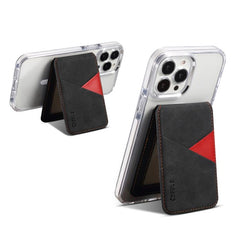 Soporte para tarjetas RFID con textura de cuero vegano retro