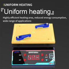 Plataforma de precalentamiento laminada con ...