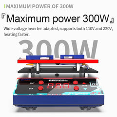Plataforma de precalentamiento laminada con ...