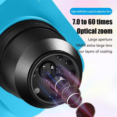 Microscopio trinocular a color MaAnt Sky Eye R60 7-60X