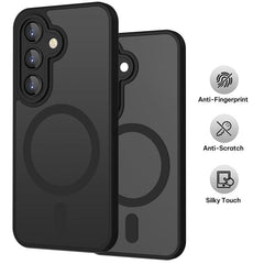 Funda magnética esmerilada con textura de pi...