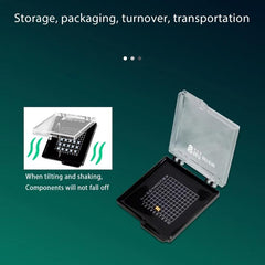 Caja de plástico autoadherente transparente ...