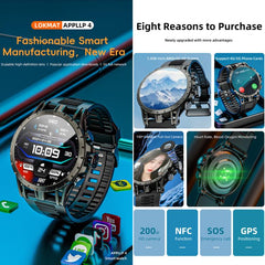 Reloj inteligente LOKMAT APPLLP 4 4G