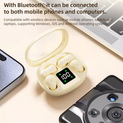 Auriculares Bluetooth intrauditivos SK35 de cuatro orejas.