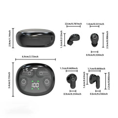 Auriculares Bluetooth intrauditivos SK35 de cuatro orejas.