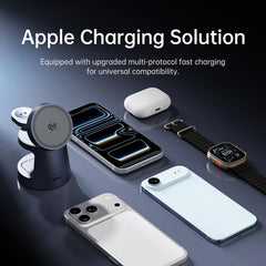 Cargador inalámbrico magnético 3 en 1 ROCK W...