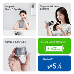 Altavoz Bluetooth con carga inalámbrica magnética