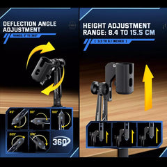 Soporte de corte giratorio JAKEMY JM-Z26 de 360°