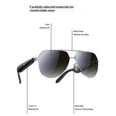 Gafas de audio inteligentes Yesido IO44, aur...