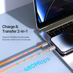 Cable de datos de carga rápida con cordón DU...
