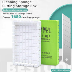 Caja de almacenamiento y corte de nanoesponj...