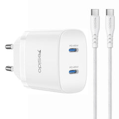 Kit de cargador rápido doble USB-C Yesido PD...
