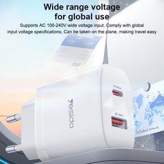 Conjunto de cargador Yesido YC106 PD20W USB-...