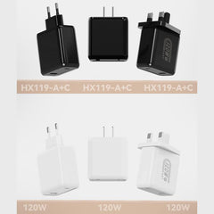 Cargador rápido HX119 de 120 W con interfaz ...