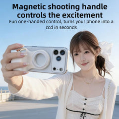 Soporte magnético para smartphone con empuña...