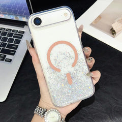 Funda magnética de TPU transparente con purp...