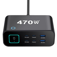 Cargador multifunción GaN de 470 W YMX-615-L...
