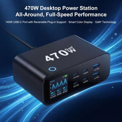 Cargador multifunción GaN de 470 W YMX-615-L...