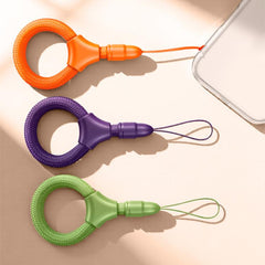 Mini cordón para teléfono con anillo para dedo