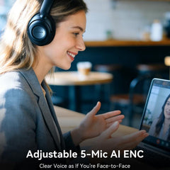 Auriculares Bluetooth híbridos con cancelaci...