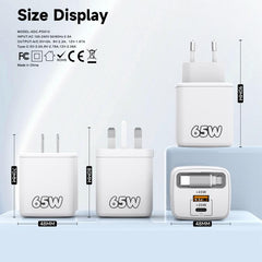 Cargador rápido Sugar Cube de 65 W con doble...