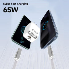 Cargador rápido Sugar Cube de 65 W con doble...