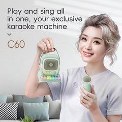 Altavoz Bluetooth mini karaoke C60