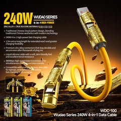 WK WDC-100 Wudao Series USB-A, Type-C to Typ...