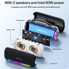 Altavoz inalámbrico Bluetooth Yesido YSW43 RGB