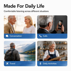 Kit de 10 cúpulas universales semiabiertas tipo tulipán para audífonos
