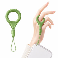 Mini cordón para teléfono con anillo para dedo