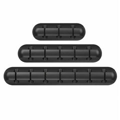 Juego de 3 organizadores de cables de silicona