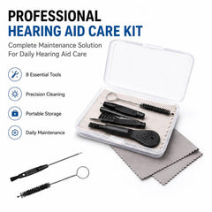 Kit de herramientas de limpieza para audífonos 8 en 1