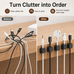 Organizador de cables magnético (6 piezas/juego)