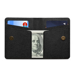 Cartera magnética de piel vegana con tarjetero para teléfono