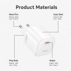 Cargador rápido Yesido PD45W GaN USB tipo C ...