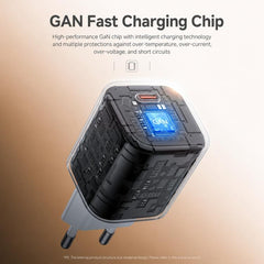 Cargador rápido Yesido PD45W GaN USB tipo C ...