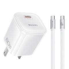 Cargador Yesido YC27U transparente AVS de 40...
