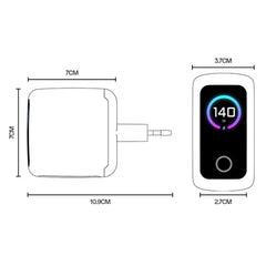 Cargador Yesido YC114 de 140 W con pantalla ...