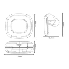 Auriculares Bluetooth Yesido TWS45 con cance...