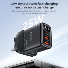 Cargador digital Yesido YC163C de 25 W con c...