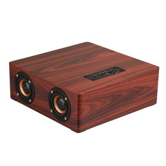Altavoz Bluetooth de madera Q5, compatible c...