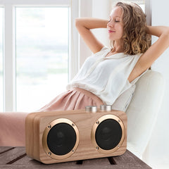Q7 Subwoofer Altavoz Bluetooth de madera, co...