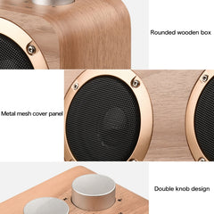 Q7 Subwoofer Altavoz Bluetooth de madera, co...