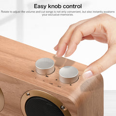 Q7 Subwoofer Altavoz Bluetooth de madera, co...