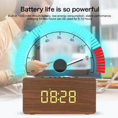 W5C Subwoofer Reloj de madera Altavoz Blueto...