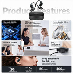 Yesido YSP33 AI Translate OWS Wireless Earphones