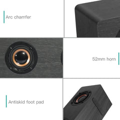 D90 Subwoofer Altavoz Bluetooth 4.2 de mader...