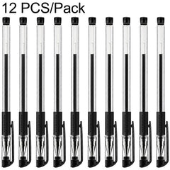Juego de 12 bolígrafos de gel con punta de bala de 0,5 mm.