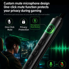 Auriculares para juegos con cable WK YC10 Gu...